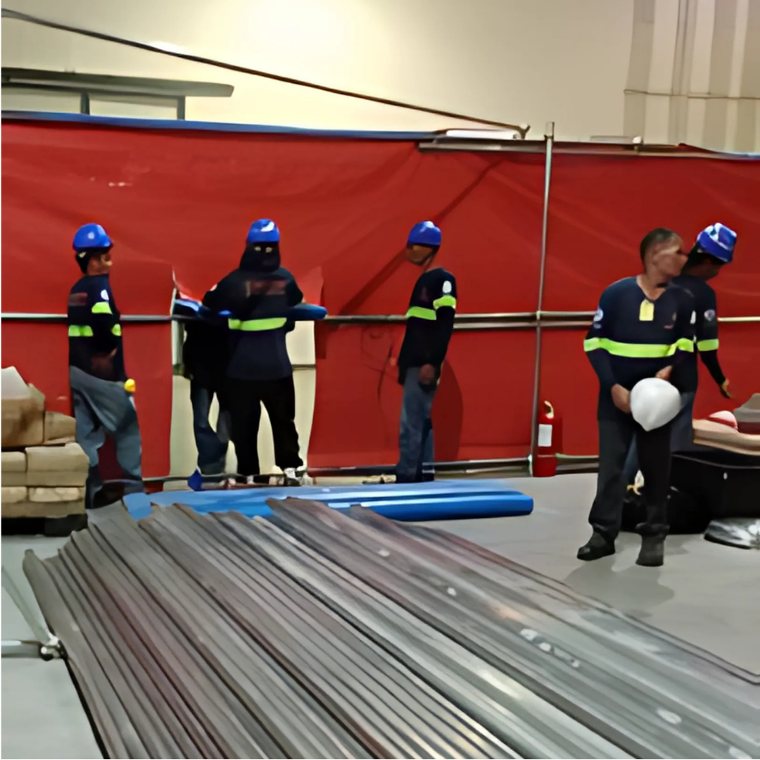 Fire Exit Passageway Installation